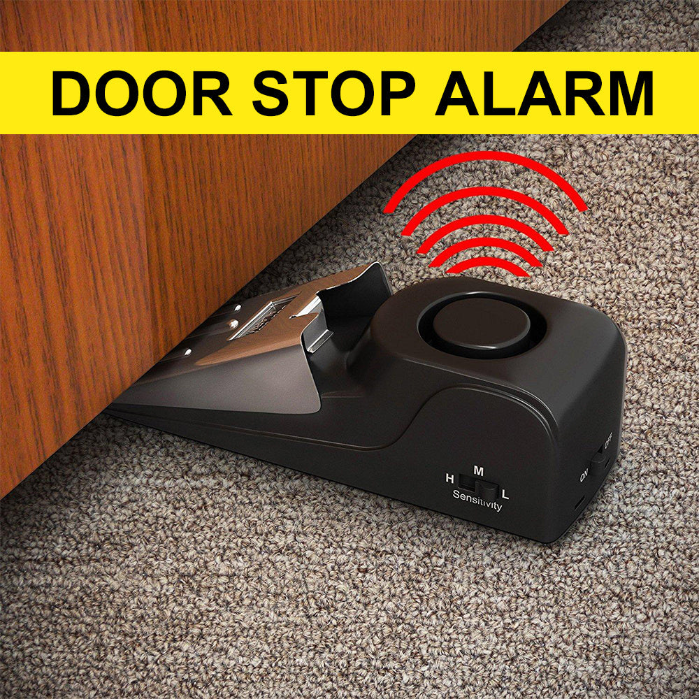 Intelligent Home Security Wedge Door Stop with Intruder Detection