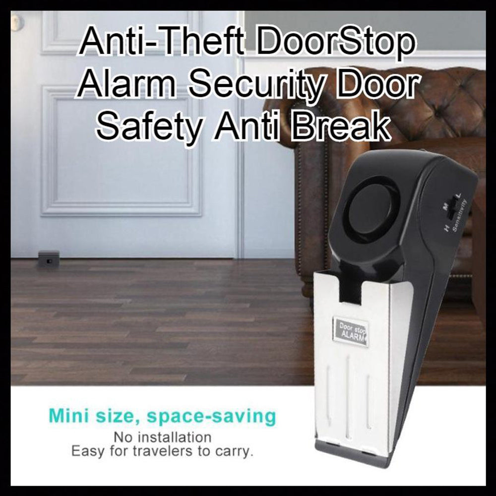 Intelligent Home Security Wedge Door Stop with Intruder Detection