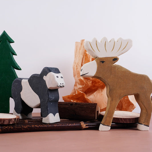 Children's Wooden Animal Ornaments Creative Crafts Cute