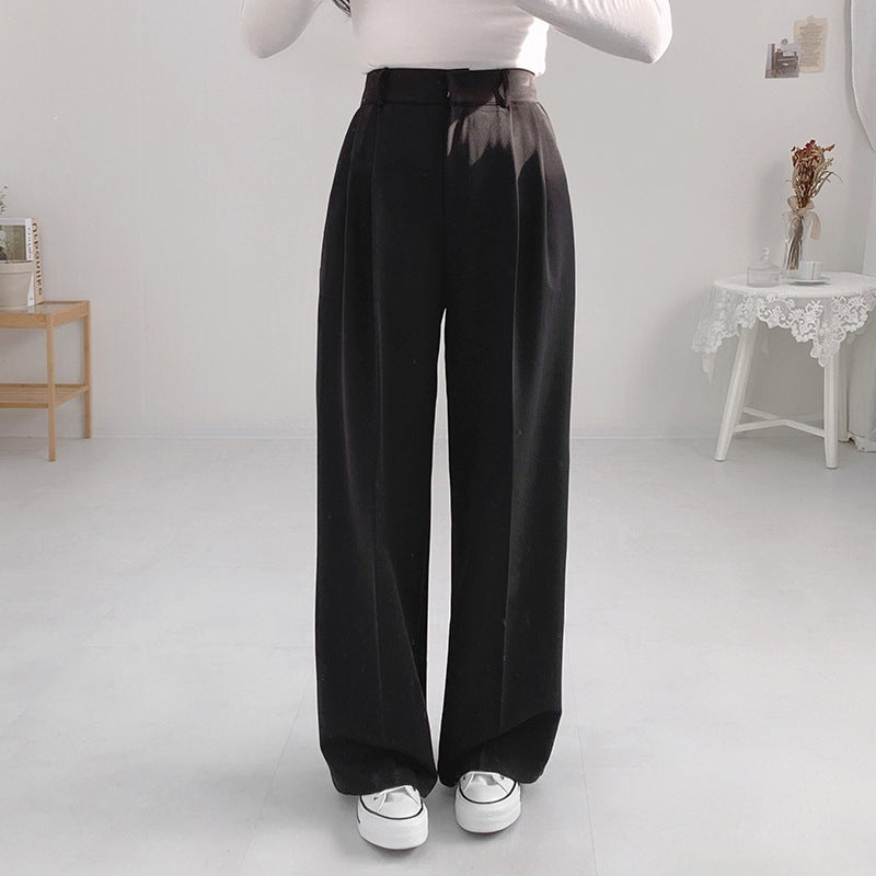 Women's Minimalist French Collar Jacket And Pants